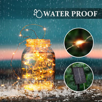 Led Solar Outdoor Strip Light Waterproof Lamp Garden Light Outdoor
