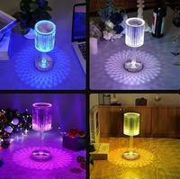 Crystal Bloom Lamp - USB Charging Touch Lamp Atmosphere Making Lamp - 16
