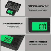 High Precision Jewelry Scale 0.01g-1000g/0.01g-500g Digital Mini Tea Scale