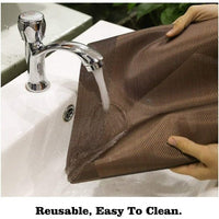 Food Mat Rectangle Placemat Restaurant Washable PVC Durable Dining Table