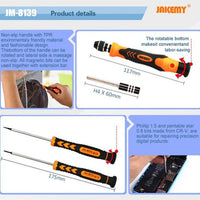 Jakemy Jm-8139 45 in 1 Professional Precise Screwdriver Set Repair Kit