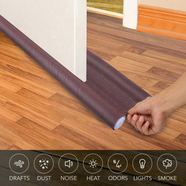 Door Twin Draft Guard Stopper Sound Proof Reduce Noise Door Bottom Sealing