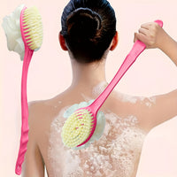 Multi-color Bath Artifact Long Handle Soft Hair Japanese Bath Brush
