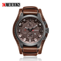 Curren 8225 Men's Luxury Leather Strap Date Wrist Watch