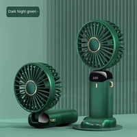 Portable USB Mini Fan- Handheld Cooling Fan Rechargeable Electric LED Fan
