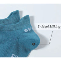 5 Pairs of Mens Summer Thin Mesh Breathable Mens Polyester Sports Socks