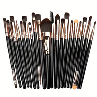 20pcs Premium Makeup Brush Set - Professional Eye, Foundation, Powder