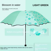 Lightweight Flower-Blooming Parasol with Windproof Features, Sunblock Vinyl