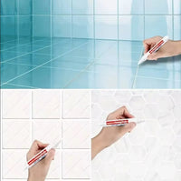 1pc White Waterproof Tile Gap Repair Pen - Effortless Restoration