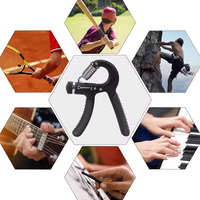 1pc Hand Gripper Adjustable Resistance Automatic Counting Non-Slip Hand Grip