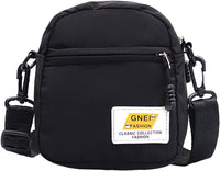 2025 Gnei Korean Fashion Simple Casual One Shoulder Crossbody Nylon Small Square