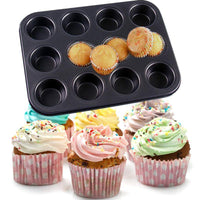 Muffin / Cup Cake Baking Tray (12 Cups/ 6Cups)