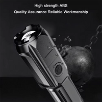 Apollofire 1/2pcs Super Bright Zoomable Flashlight, Portable