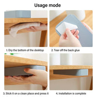 Hidden Storage Drawer Box / Pen Box Desk Organizer Secret Storage Cabinet