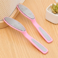 Stainless Steel Double-Headed Foot Scrubber, a Tool for Foot Care, Designed