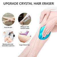 Crystal Hair Eraser Physical Hair Remover Rubber Safety Epilator Reusable