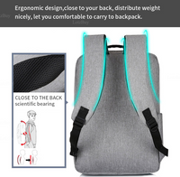 Premium Backpack Travel Business USB Charging Port School Bagpack Laptop