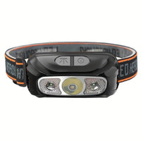 Anedshaop Mini Rechargeable Sensor Headlamp LED Headlight Torch Waterproof