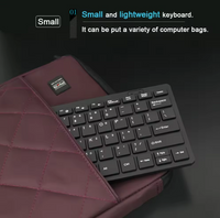 K-1000 Mini Keyboard 78-Key Mini Keyboard USB Powered Wired Keyboard