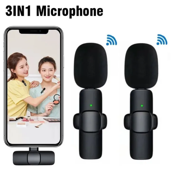 K9 Professional Microphone Wireless Lavalier Microphone for Android Type C