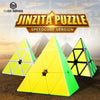 3x3x3 Triangle Pyramid Speed Magic Square Professional Magic Game Colorful