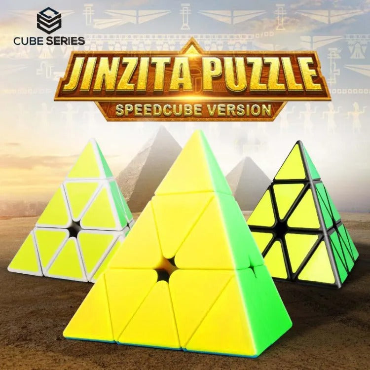 3x3x3 Triangle Pyramid Speed Magic Square Professional Magic Game Colorful