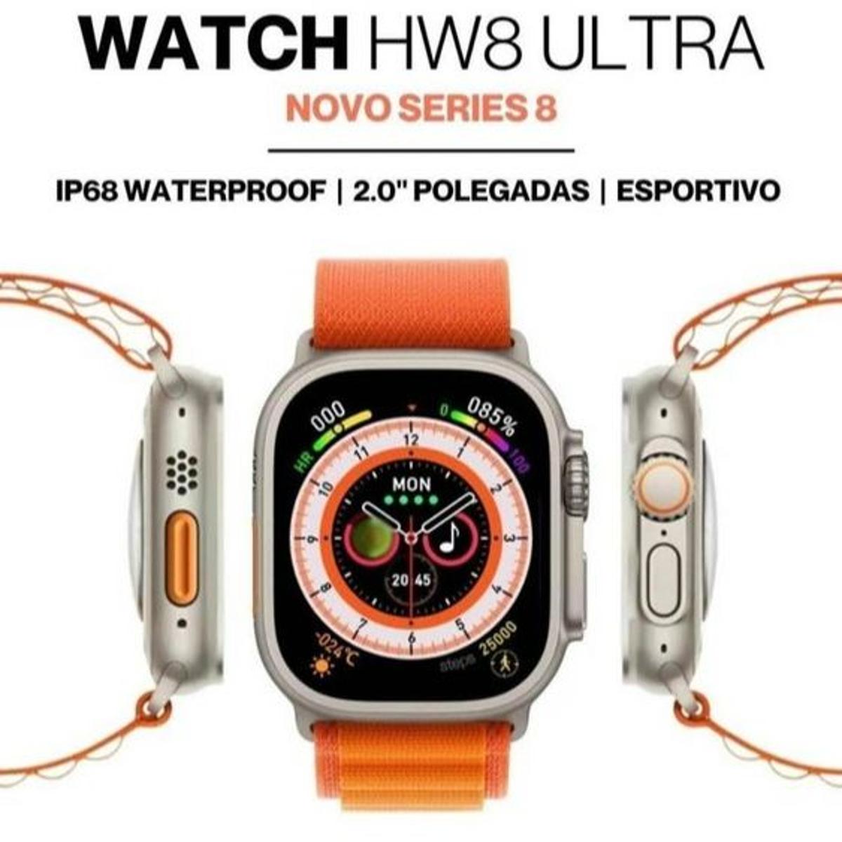 2025 Hw8 Ultra 2.02 Inch Smart Watch - Fitness Bracelet Heart Rate Monitor
