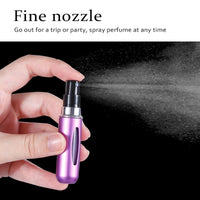 Perfume Spray Bottle, Mini Refillable Empty Perfume Atomizer Bottle for