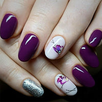 Butterfly Flower Nail Sticker Decal Sliders for Nail Art Decoration and