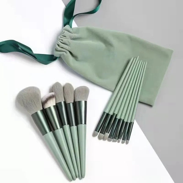 Makeup Brush Holder/Makeup Brush Cleaning Machine/13 Pcs Makeup Brushes Set