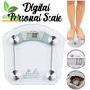 Personal Body Weight Scale Digital Electronic Tempered Glass - Transparent