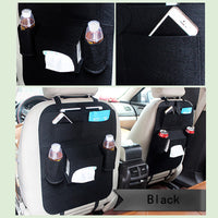 Car Backseat Organizer Car Seat Storage Bag Cover Protector Folding Back