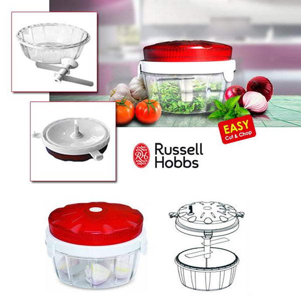Food Chopper Easy Cut and Chop by Russell Hobbs
