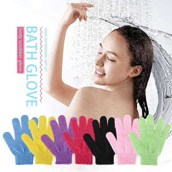 1 Pcs 5 Fingers Bath Glove~Scrubber Glove~Shower Gloves~ Reusable Shower Brush
