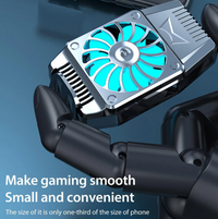 Mini Cooling Fans for Mobile Phone Silent Cooler Cell Phone Gaming Radiator