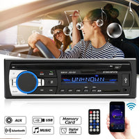 Car Stereo 12v Bluetooth FM Radio Mp3 USB Player with 2.1 Amp Phone Charger