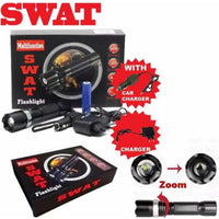 Swat Rechargeable Multifunction Flashlight, Torch