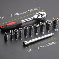 12pcs Set of Bicycle Repair Tools for Motorcycles, Cars, and Boats