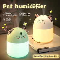 500ml Mini Portable Colorful LED Night Light Ultrasonic Air Humidifier USB