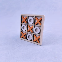 A Colorful Wooden Xo Game Set That Enhances Color Recognition, Geometric