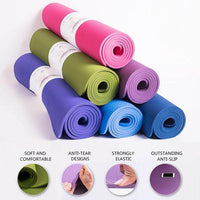 Yoga Mat - 4mm Non-Slip + Free Bag