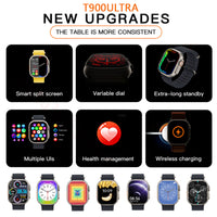 Smart Watch T900 Ultra 49mm Big 2.09 Inch 2025 Smart Watch Series 8 Reloj
