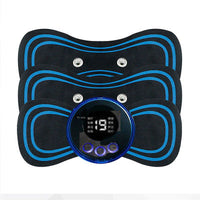Portable Mini Electric Neck Massager Spine Massage Patch Pain Relief