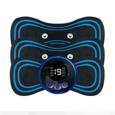 Portable Mini Electric Neck Massager Spine Massage Patch Pain Relief
