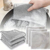 5pcs Non-Scratch Wire Dishcloth, Multipurpose Wire Dishwashing Rags for Wet