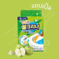 6 Flavors Toilet Cleaner Gel Deodorant Air Freshener Toilet Flower Gel Stamp