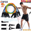 Pull Rope 11pcs Pull Rope Fitness Exercises Resistance Bands with Handle Set