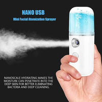 Nano Mist Spray, Facial Mist Spray, Handy Mini Face Mist Sprayer, USB