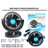 Vehicle 12v Single Fan 360 Degree Adjustable Portable Low Noise Air Cooling