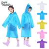 Kids Children Raincoat Rainsuit Long Hoodie Cover Waterproof Rain Poncho